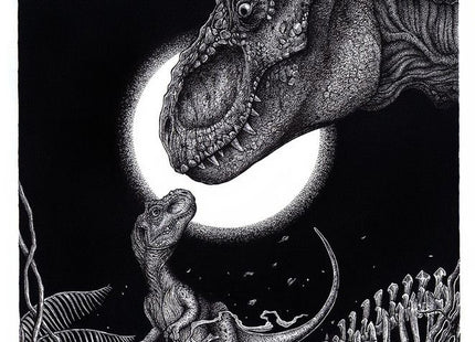 A Tribute to Stan Winston Jurassic Park Giclee Print by Liam Atkin