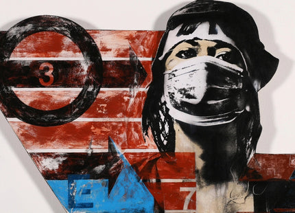 AAVEI-2 Original Spray Paint Can Mixed Media Sculpture Painting by Eddie Colla