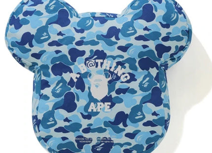 ABC Camo Be@r Cushion Blue Be@rbrick Art Object by Bape- A Bathing Ape