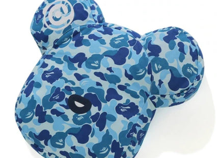 ABC Camo Be@r Cushion Blue Be@rbrick Art Object by Bape- A Bathing Ape