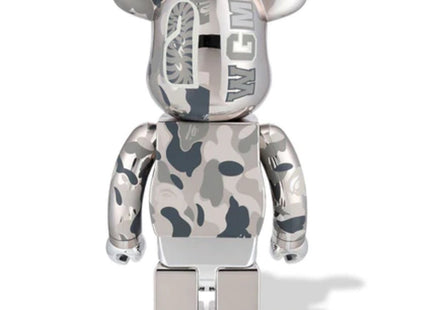 ABC Camo Shark- Silver 1000% Be@rbrick