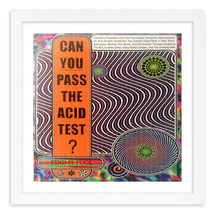 Acid Test Flier Blotter Paper Archival Print by Zane Kesey