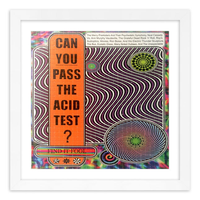 Acid Test Flier Blotter Paper Archival Print by Zane Kesey