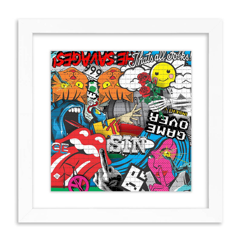 Acid Test Results Blotter Paper Archival Print by Denial- Daniel Bomba ...