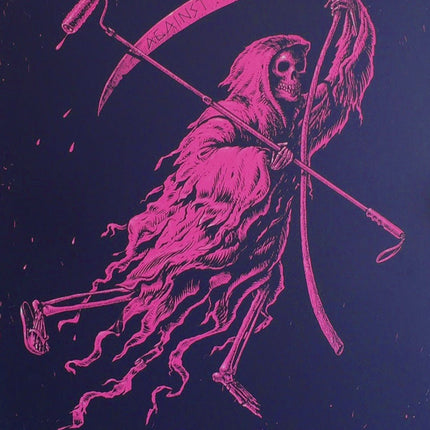 Against All Odds Pink Silkscreen Print by Jeff Soto