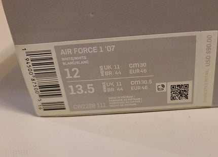 Air Force 1 07- Nug Lows Size 12 Shoe by Nike x Samuel Solomon- Dexter The Creator