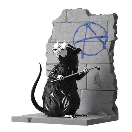 Anarchy Rat Polystone Sculpture by Brandalised