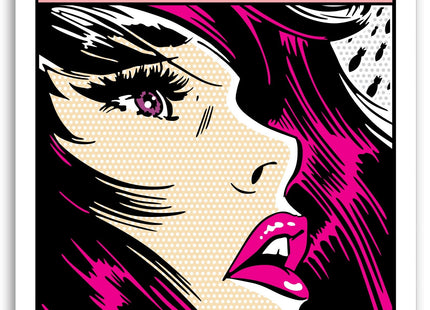 And Then Things Got Better Pink Archival Print by Denial- Daniel Bombardier