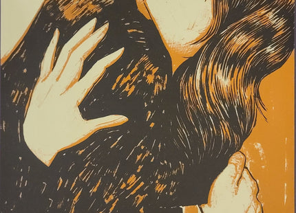 Andrew Bird Hands of Glory Yellow Silkscreen Print by John Vogl