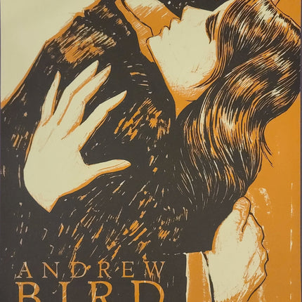 Andrew Bird Hands of Glory Yellow Silkscreen Print by John Vogl