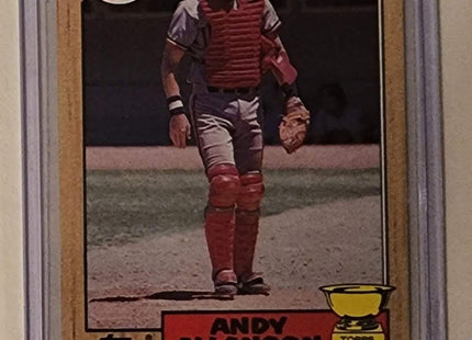 Andy Allanson Retro Man Indians Original Collage Baseball Card Art by Pat Riot
