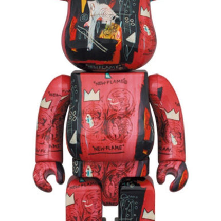 Andy Warhol X Jean Michel Basquiat #1 100% 400% Be@rbrick - Sprayed Paint Art Collection