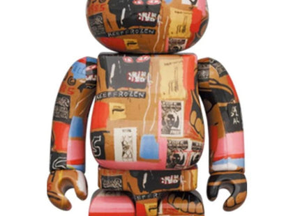 Andy Warhol X Jean Michel Basquiat #2 100% 400% Be@rbrick - Sprayed Paint Art Collection