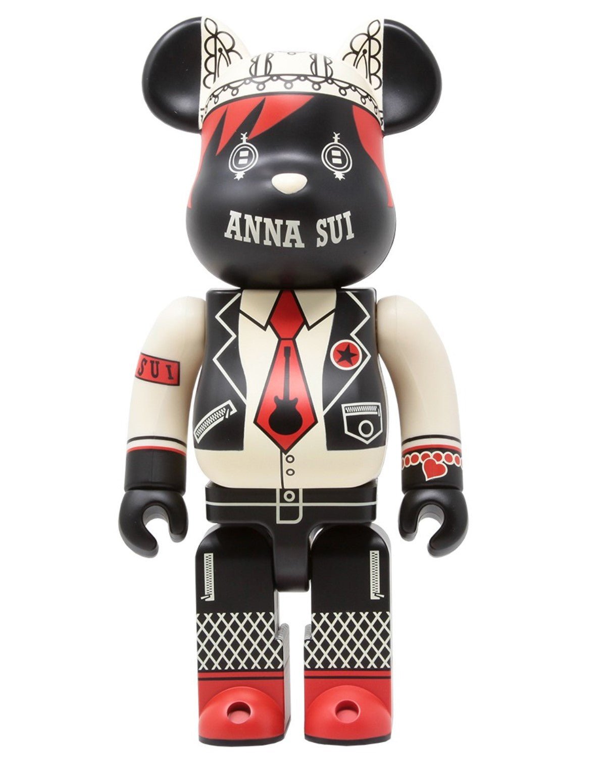 Anna Sui- Red/Beige 400% Be@rbrick – Sprayed Paint Art Collection