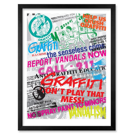 Anti-Graffiti Propaganda Case Study No.1 Archival Print by Roger Gastman