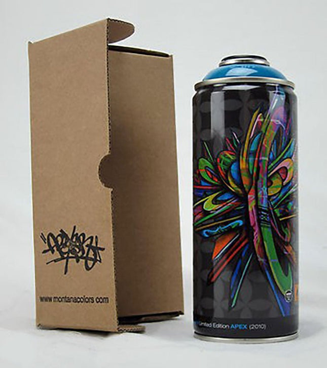 Apex Turquoise Spray Paint Can Artwork by Montana MTN x Apexer