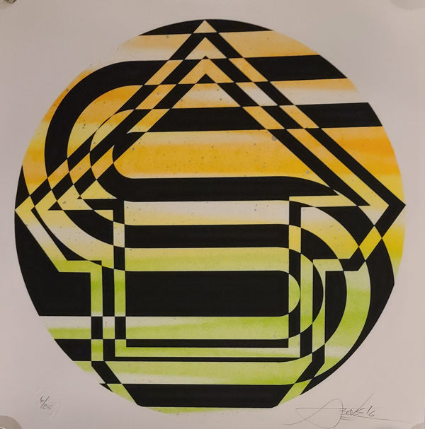 Flechas #6 HPM Archival Print por Tavar Zawacki- Arriba