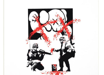 Art in Action Kaws Archival Print by Jeff Gillette