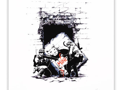 Art in Action Stealing Banksy Archival Print by Jeff Gillette