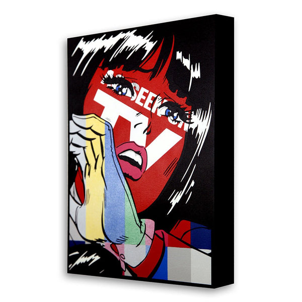 As Seen on TV Mini Stencil HPM Print by Denial- Daniel Bombardier