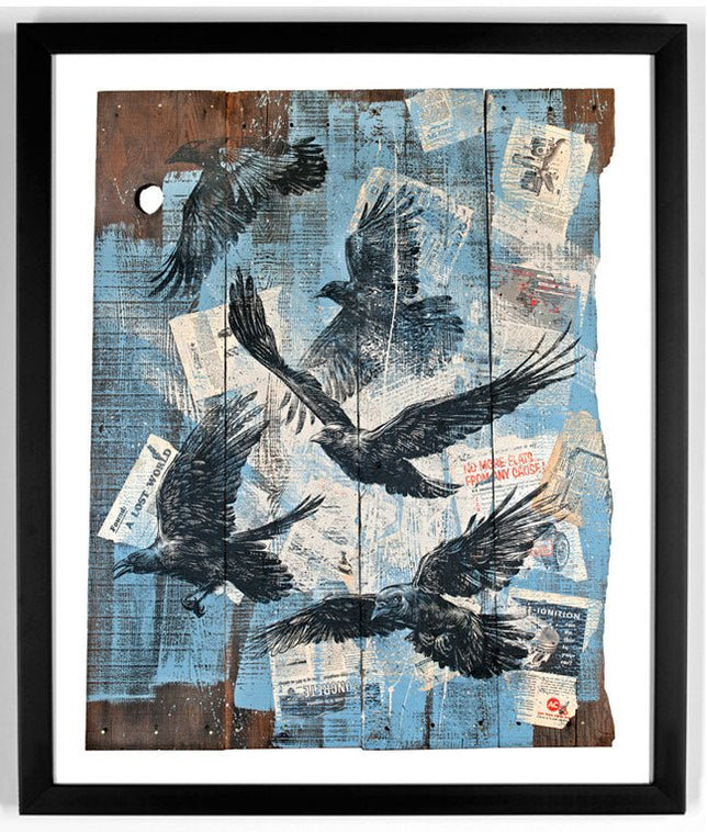 As The Crow Flies Archival Print by Ben Horton