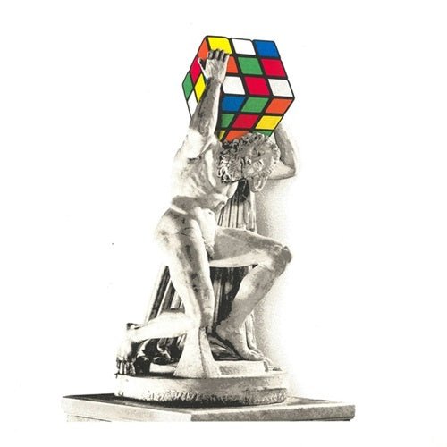 Atlas Standard Silkscreen Print by Mr Brainwash- Thierry Guetta x Rubiks