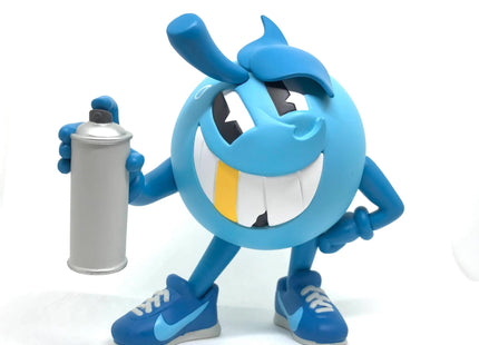 Atomik Blue Tenacious Art Toy by Atomik