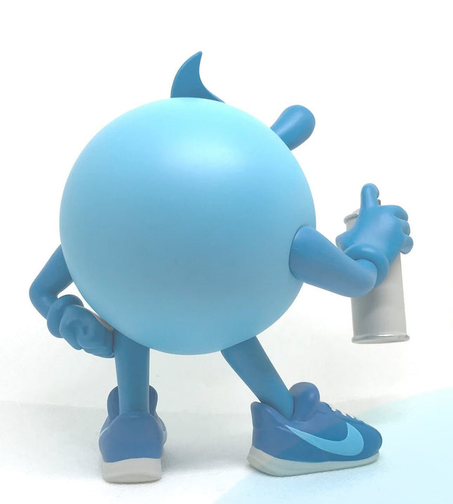 Atomik Blue Tenacious Art Toy by Atomik
