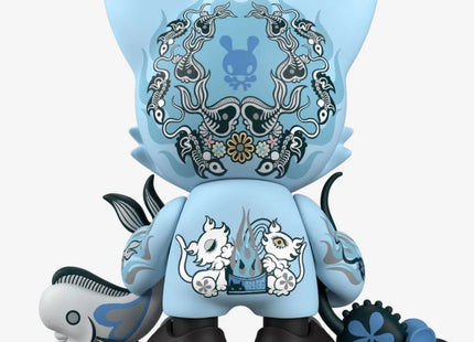 Azure Ailurophile SuperJanky Art Toy by Junko Mizuno x SuperPlastic
