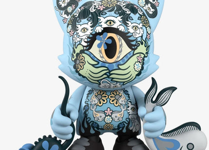 Azure Ailurophile SuperJanky Art Toy by Junko Mizuno x SuperPlastic