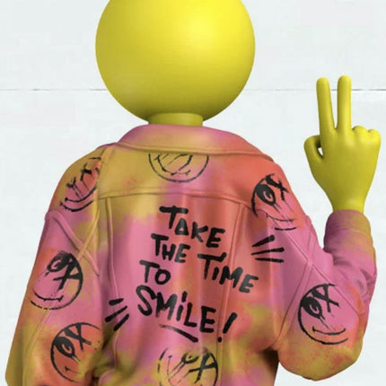 B SMILEY 50TH Anniversary Edition Art Toy by Mr André Saraiva x Smiley