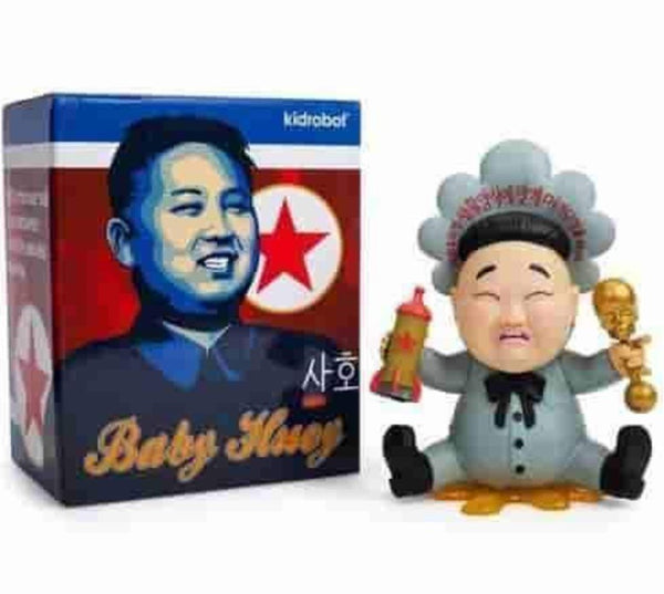 Jouet artistique Baby Huey bleu par Frank Kozik