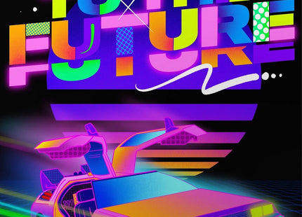 Back to the Future Giclee Print by Jason Naylor- OPN Heart