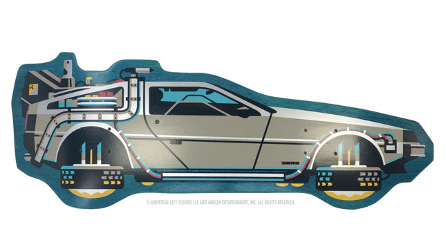 Back to The Future Part II Delorean Skateboard Deck by DKNG