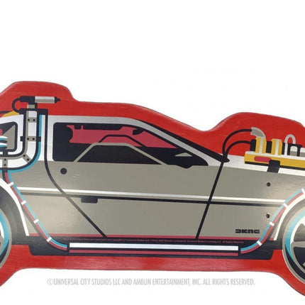 Back to The Future Part III Delorean Skateboard Deck by DKNG