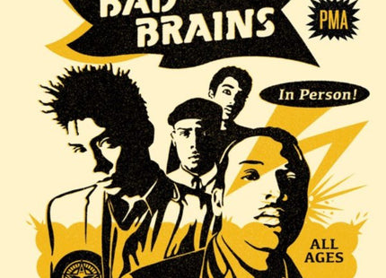 Bad Brains Punk Showcase Rock For Light Silkscreen Print by Shepard Fairey- OBEY