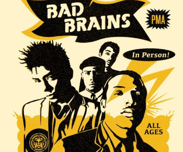 Bad Brains Punk Showcase Rock For Light Silkscreen Print by Shepard Fa –  Sprayed Paint Art Collection