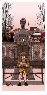 Bad Dads The Author Silkscreen Print by Tim Doyle