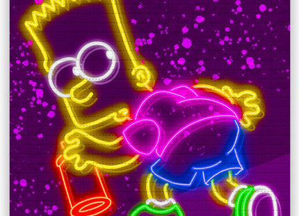 Bart 22 Blotter Paper Archival Print by Adam Fujita