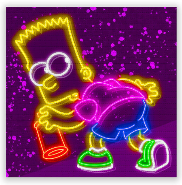 Bart 22 papier buvard impression d'archives par Adam Fujita