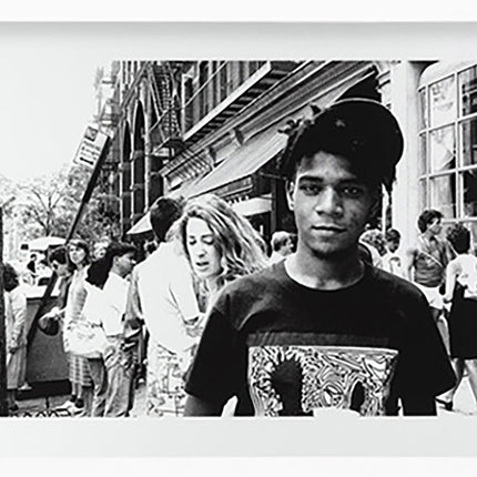 Basquiat on The Street Archival Print by Ricky Powell