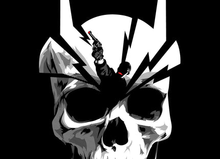 Batman Skull Silkscreen Print by Jeremy Wheeler