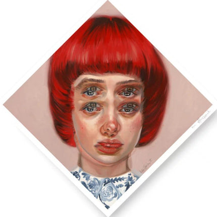 Be A Doll HPM Embellished Giclee Print by Alex Garant