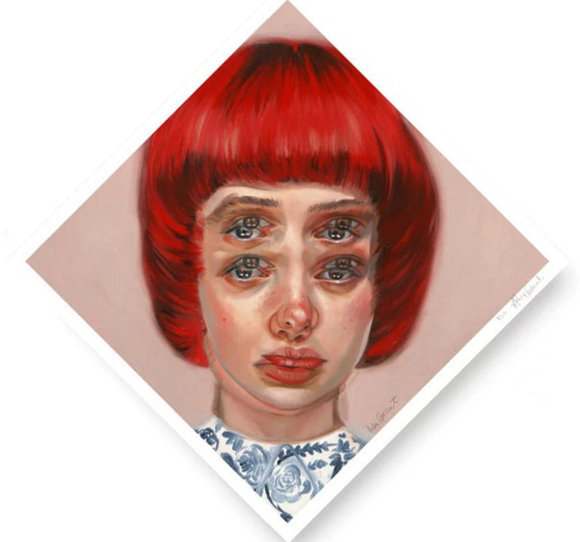 Be A Doll HPM Embellished Giclee Print by Alex Garant