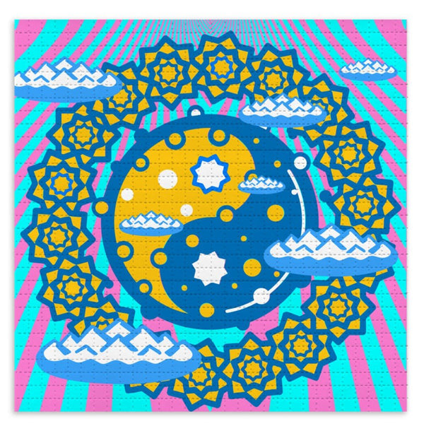 Be Balanced Papel secante Archival Print por John Van Hamersveld