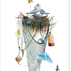 Beach House Giclee Print by Chase Mullen