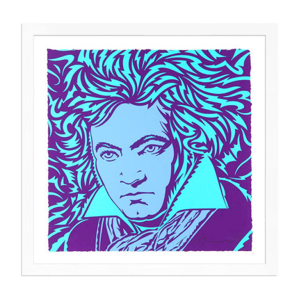 Beethoven Moonlight Sonata Silkscreen Print by John Van Hamersveld