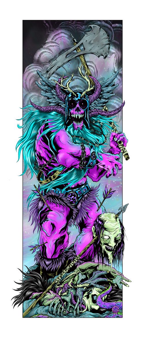 Behemoth The Doomlord Giclee Print by Scarecrowoven