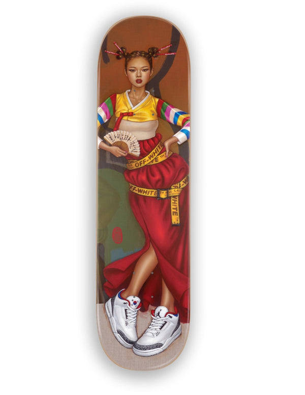 Bibi Skateboard Art Deck par Mimi Yoon