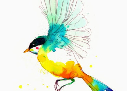 Bird Oysho Giclee Print by Conrad Roset